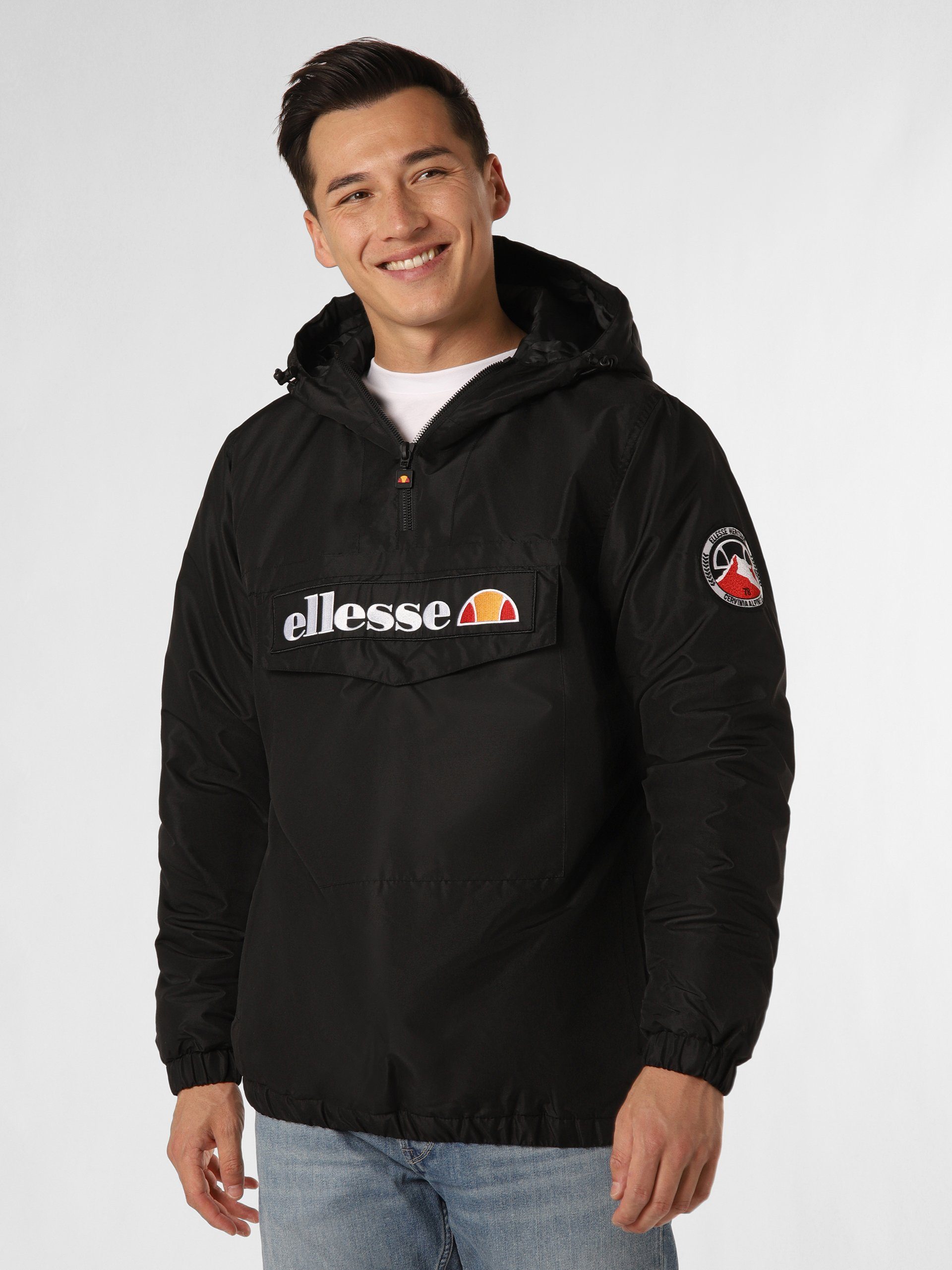 Ellesse Schwarz Windbreaker Monterini