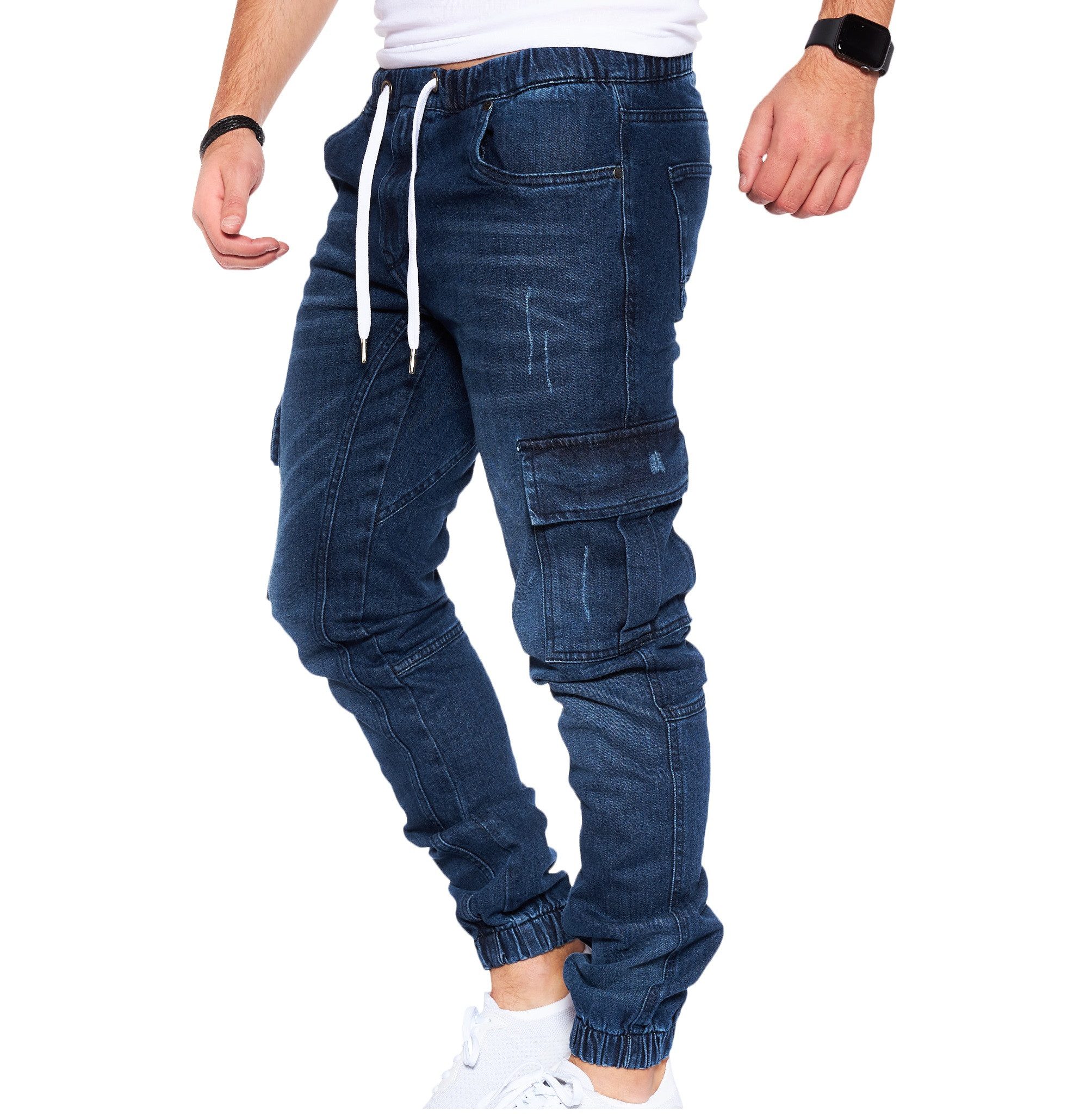 Styleko Cargohose Cargo Jeans Herren Cargohose für Herren Jeans stretch Cargohose Herren
