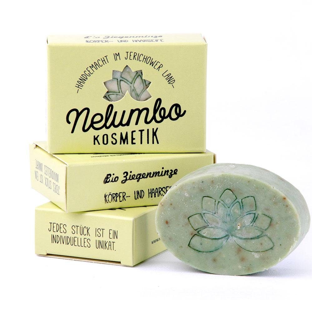 Ziegenminze, Haarseife Nelumbo 50 g Kosmetik