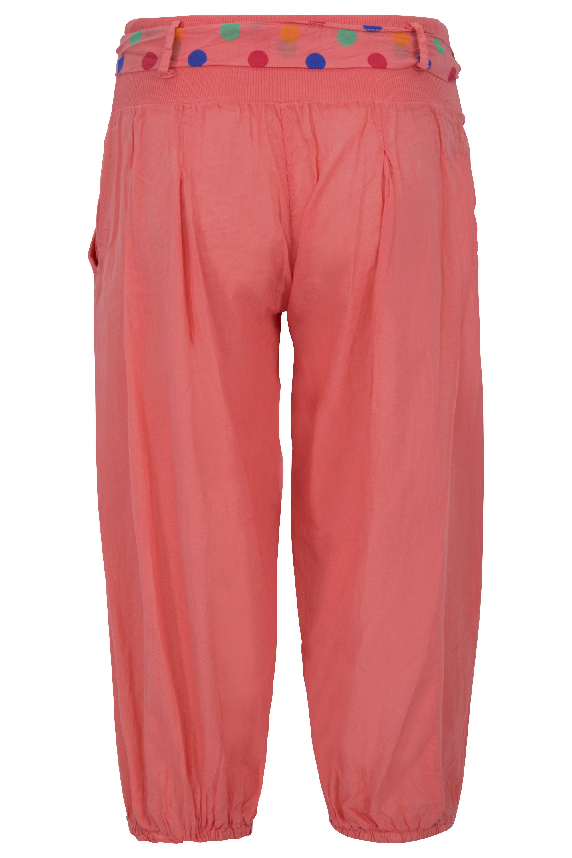 malito more than fashion Caprihose malito Damen Pumphose in Unifarben, lässige kurze Hose, Bermuda für Pumphose in Unifarben Einheitsgröße