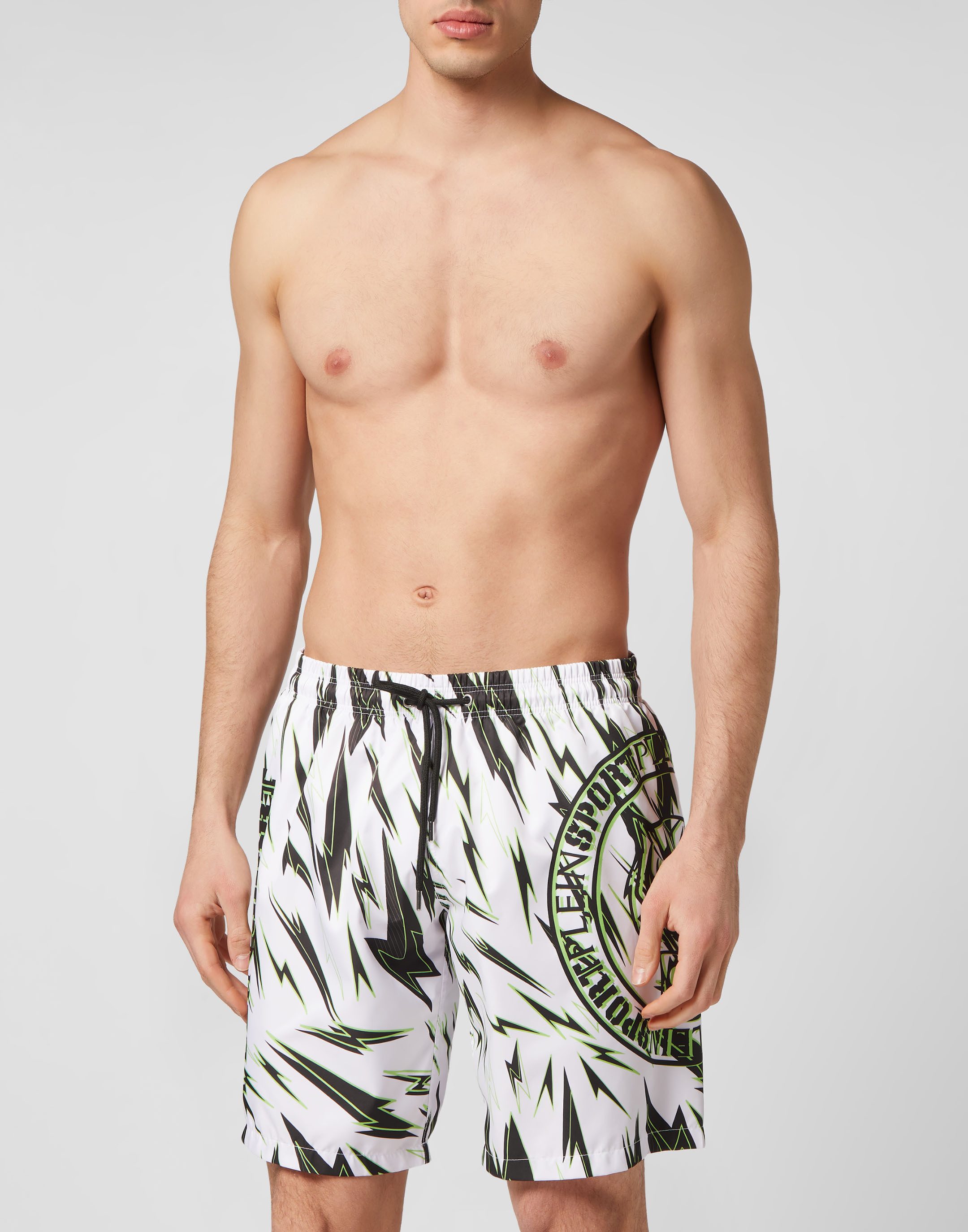 PLEIN SPORT Badeshorts Tiger