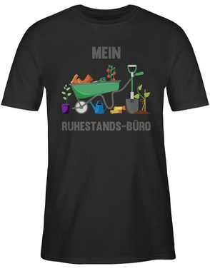 Shirtracer T-Shirt Mein Ruhestands-Büro - Garten Gartenarbeit Gärtnern Hobby Outfit
