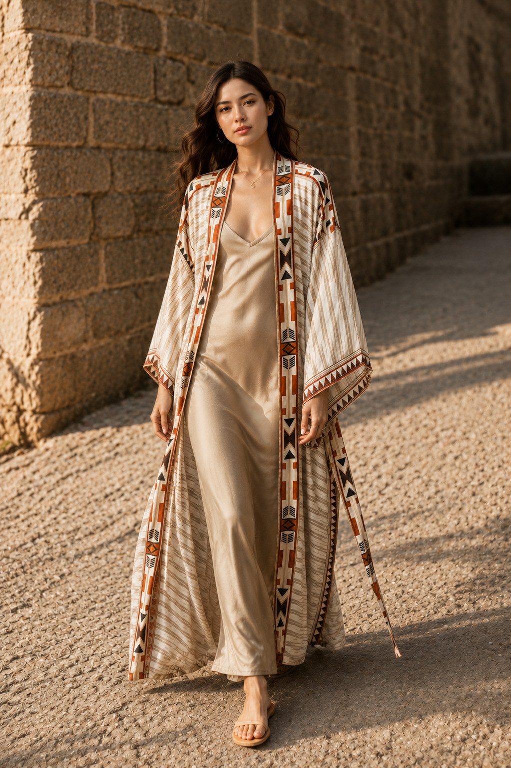 MOPUEA Kimono Strandkleid Bikini-Überwurf Strandponcho Strandtunika Bikini Cover Up, 131 cm, Viskose, Vielseitige Einsatzmöglichkeiten & ideales Geschenk