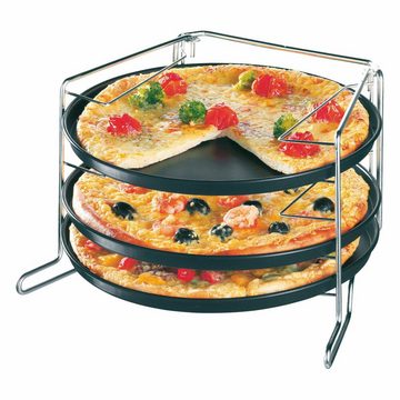 Zenker Pizzablech Zenker Special Countries Pizza-Set, 4-tlg. 29 cm, Stahlblech