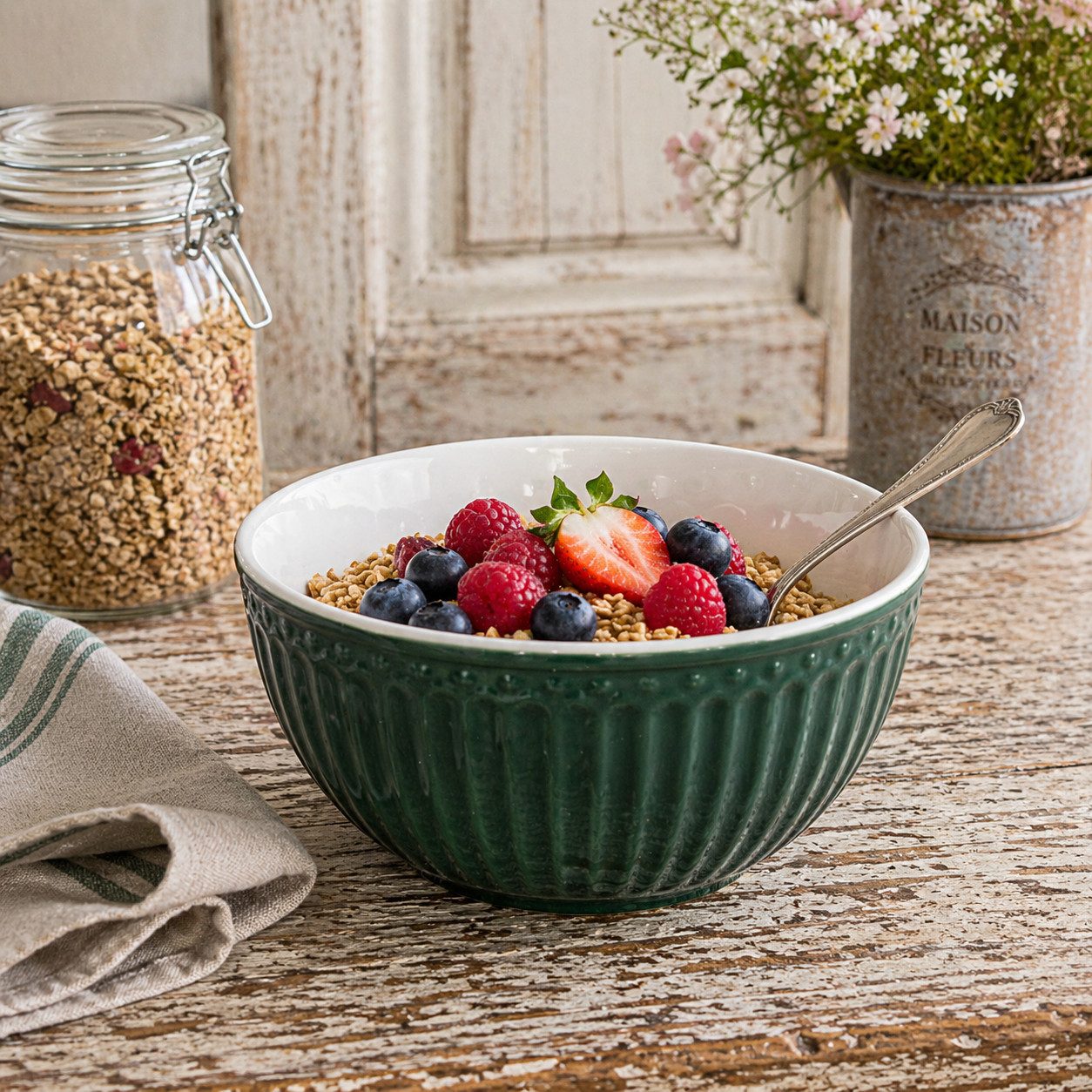 Greengate Müslischüssel GreenGate Müslischale Alice Kieferngrün