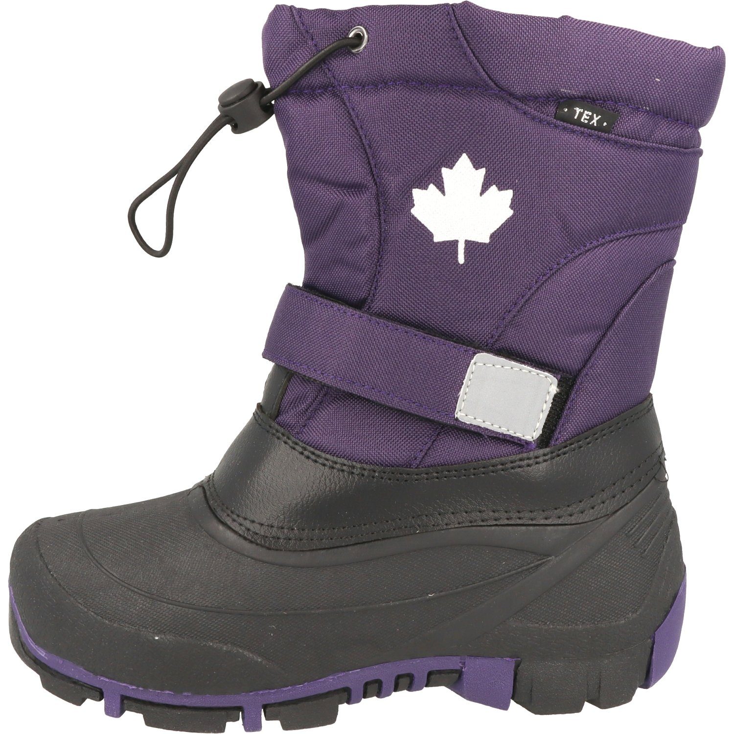 CANADIANS 467-185 Mädchen Winter Stiefel Wasserabweisend Snow Winterboots Boots Lilac Schnee TEX