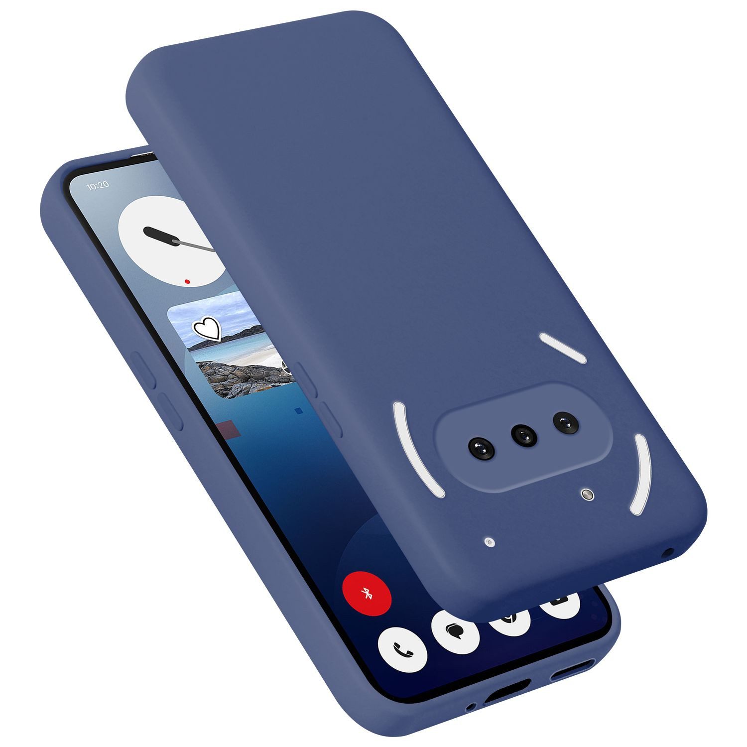 Cadorabo Handyhülle für Nothing Phone 3a Hülle Nothing Phone 3a, Hülle TPU Silikon Schutzhülle Flexible Handyhülle Cover Case