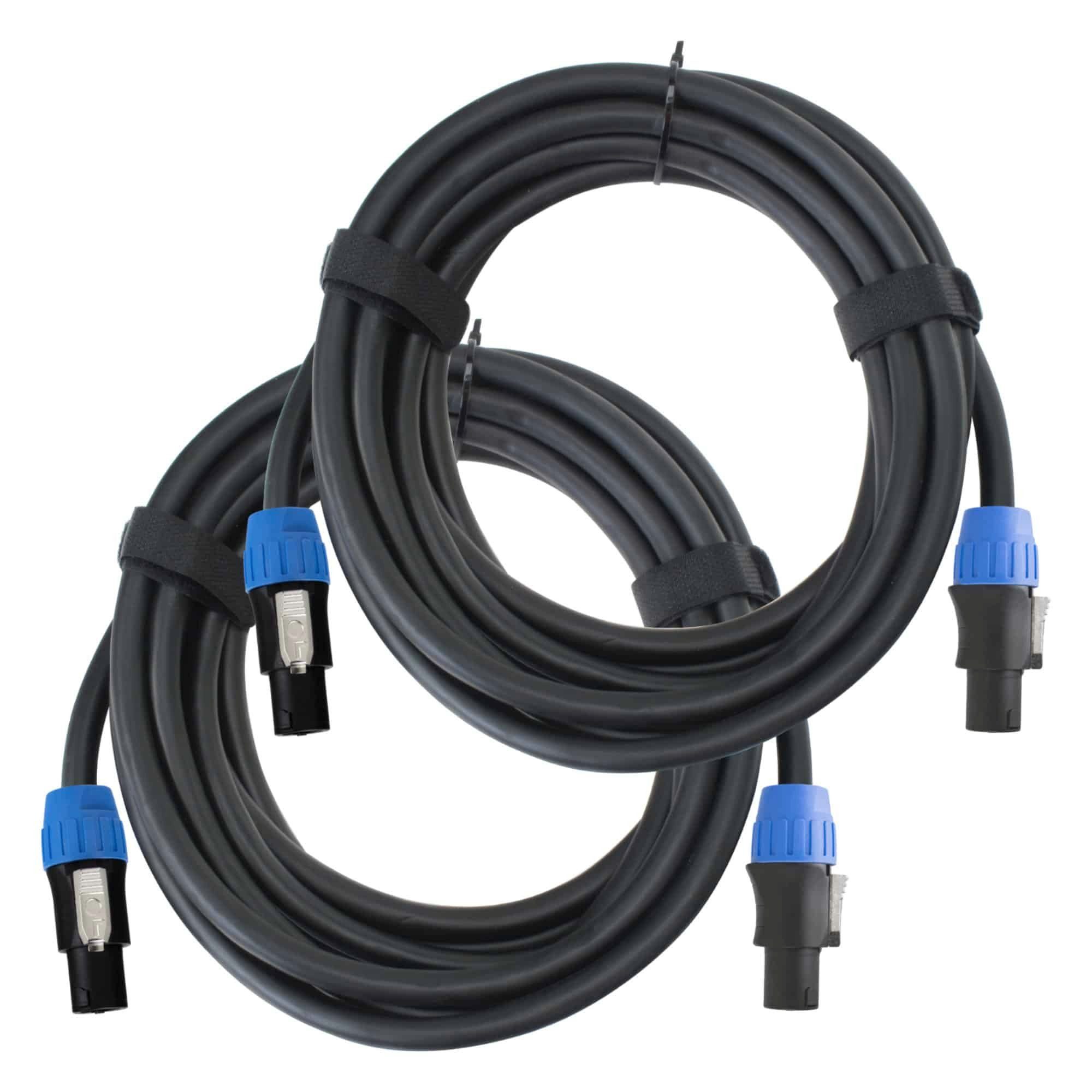 Pronomic Pro-line BOXSP4 Lautsprecherkabel 10 m Audio-Kabel, 4-Pol Speakon-kompatibel, (1000 cm), Sauerstofffreies Kupfer, Spannzangen-Zugentlastung
