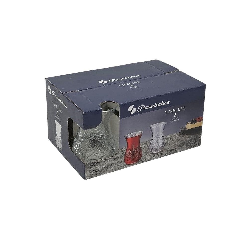 Pasabahce Allzweckkiste Pasabahce Timeless Teeglas 6er Set (Set)