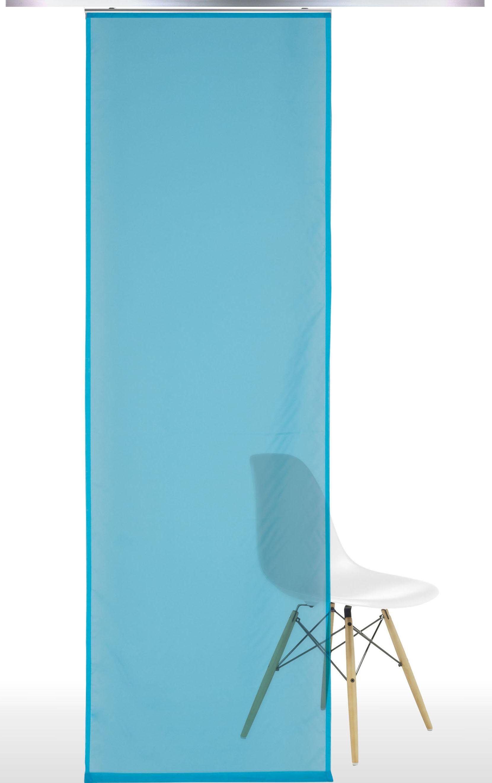 Liedeco Schiebegardine, Klettband (1 St), transparent, günstig online kaufen