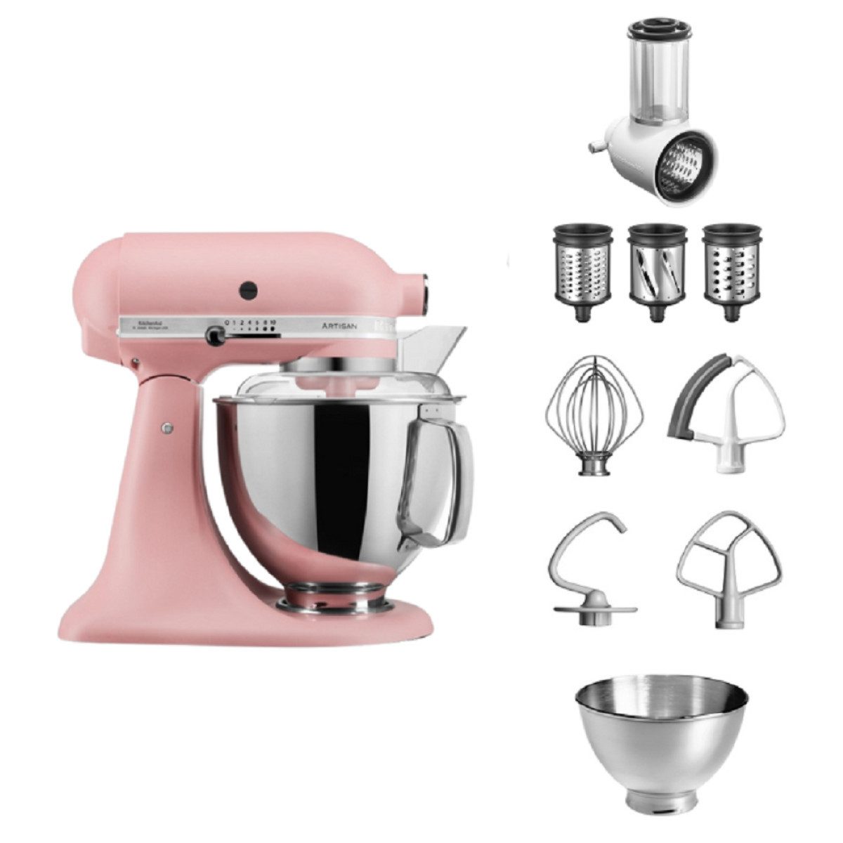 KitchenAid Küchenmaschine KitchenAid 4,8 L 5KSM175 Artisan Küchenmaschine Beginnerset