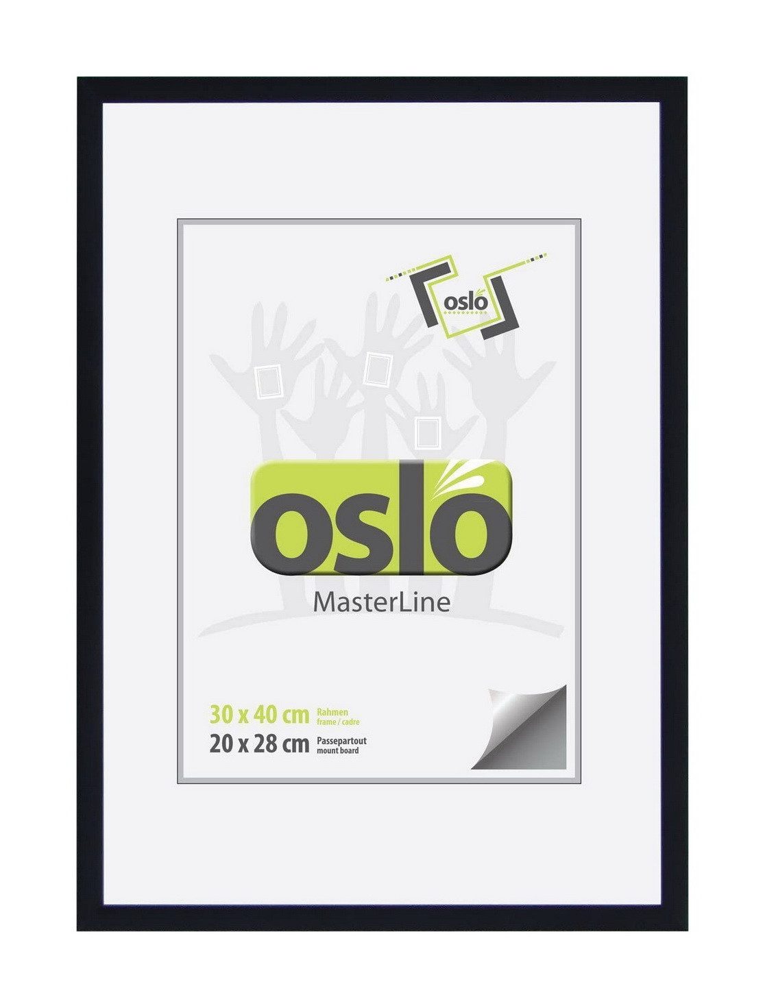 Oslo MasterLine Einzelrahmen Bilderrahmen Aluminium schmal günstig online kaufen