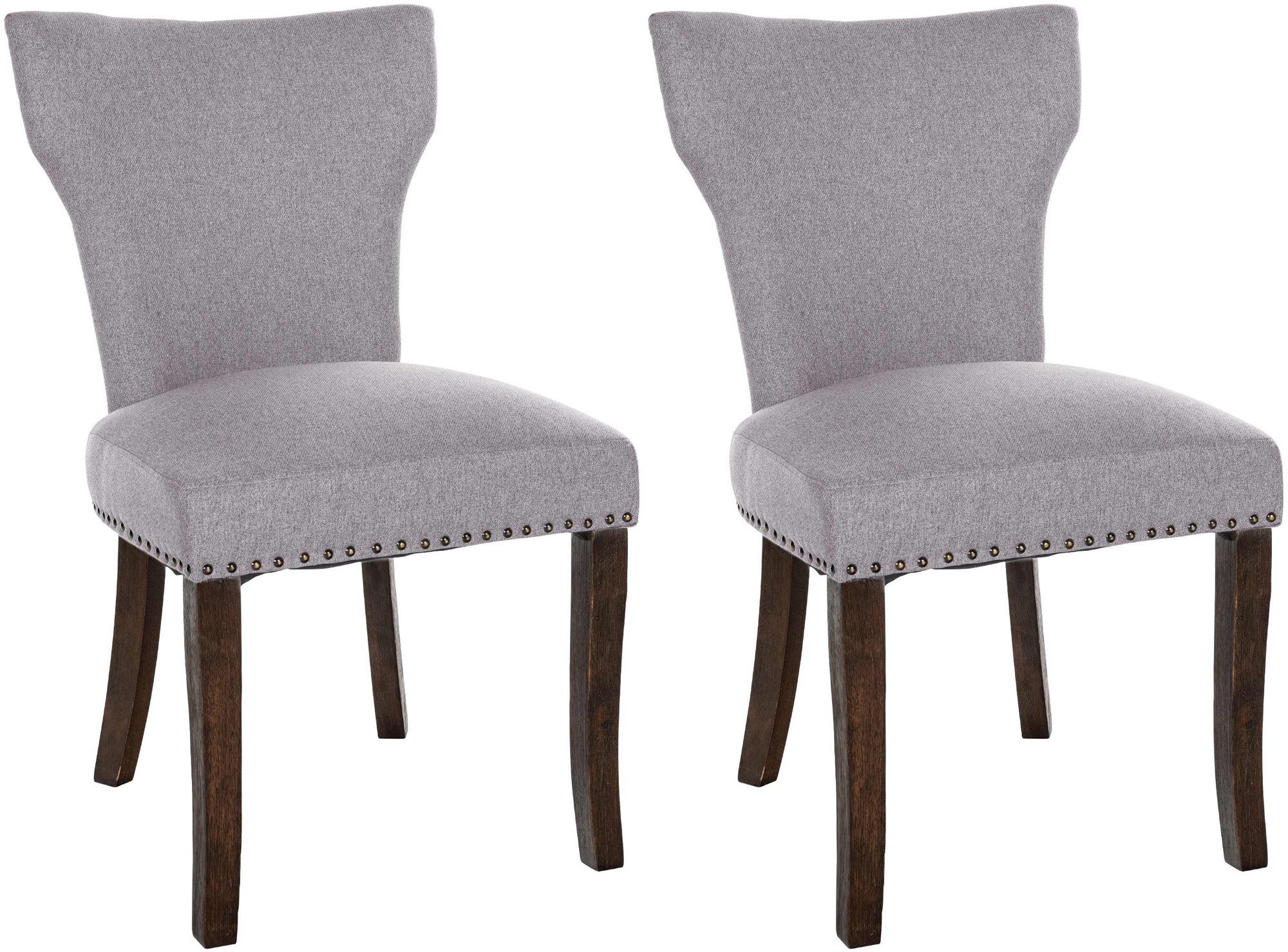 CLP Esszimmerstuhl Zadar (2er Set), Stoffbezug günstig online kaufen