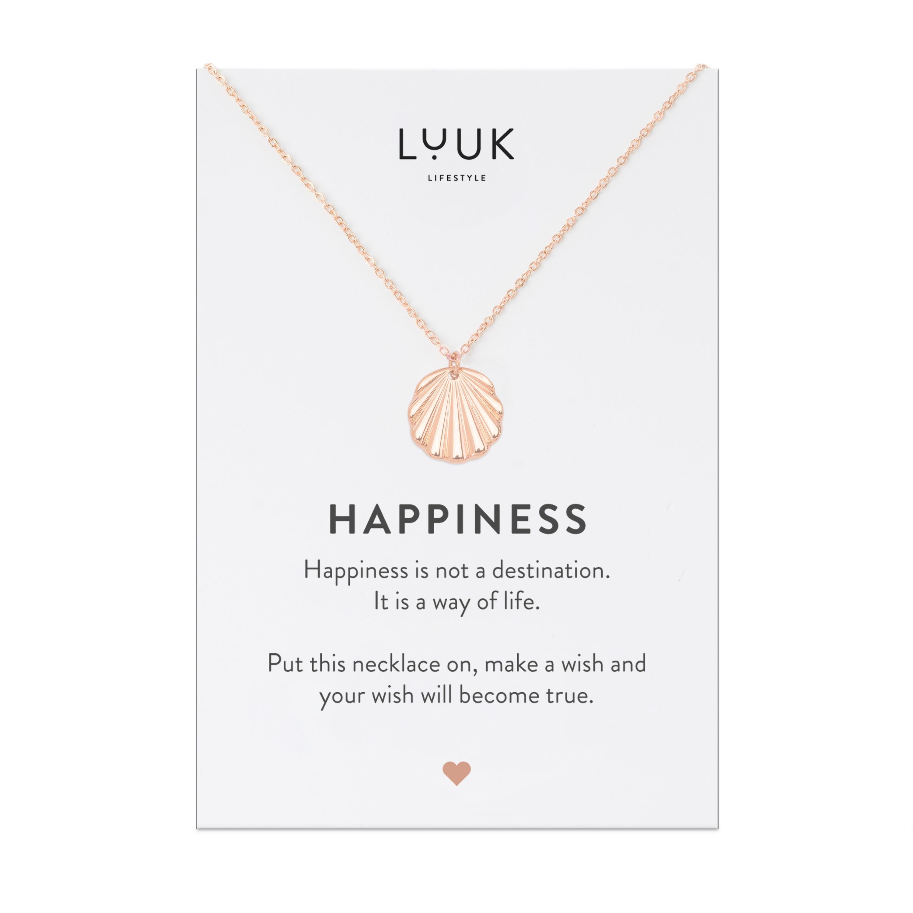 LUUK LIFESTYLE Kette mit Anhänger Muschel, günstig online kaufen