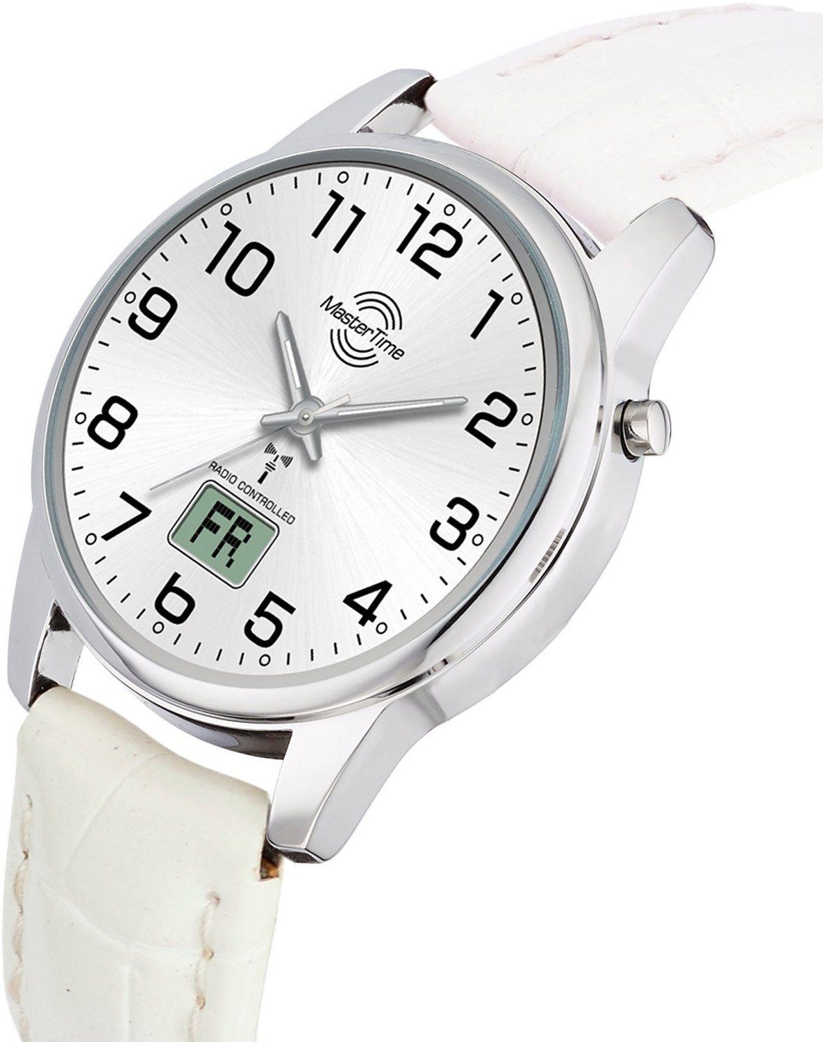 MASTER TIME Funkuhr Funk Basic Weiß günstig online kaufen