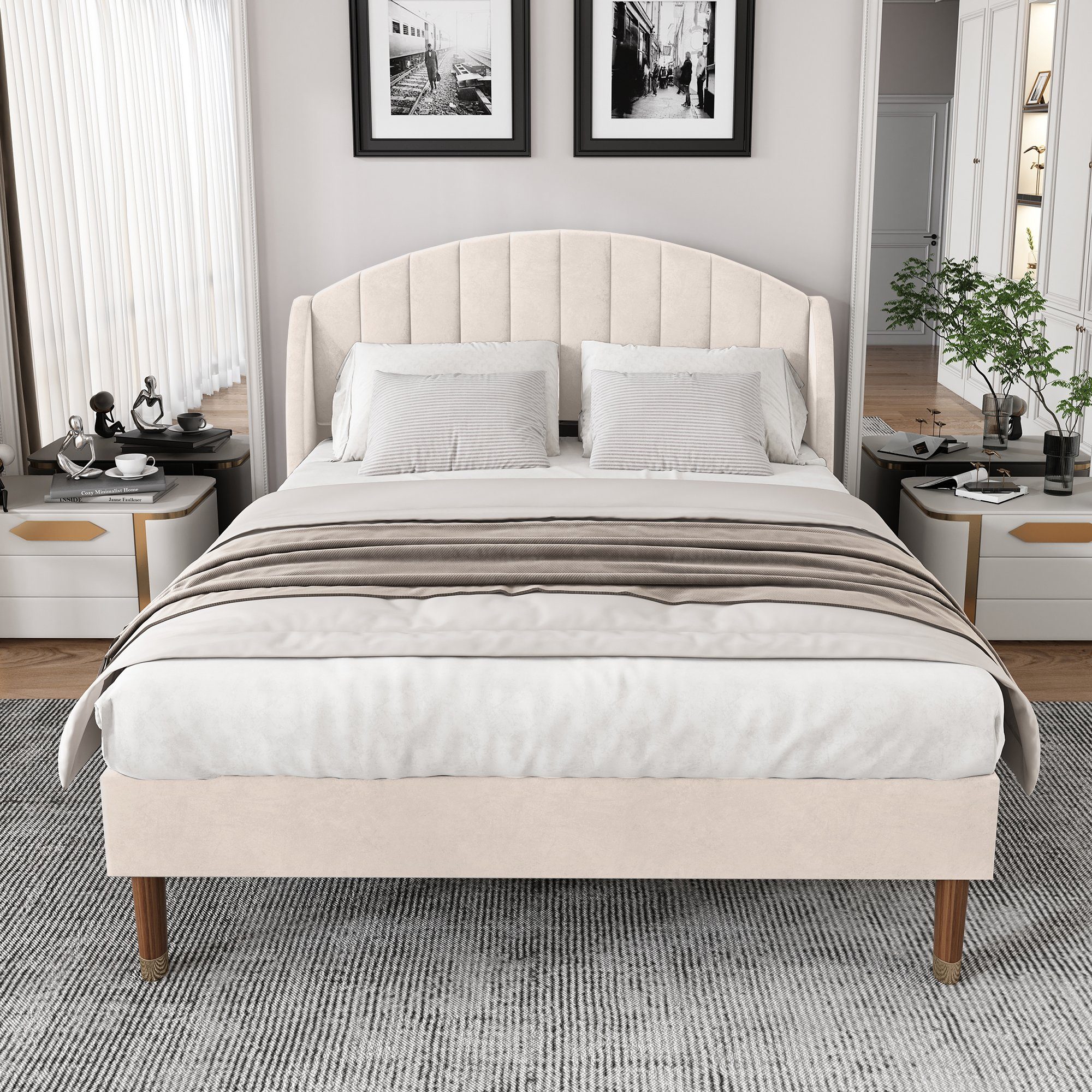 HAUSS SPOLE Polsterbett 160x200cm mit Lattenrost günstig online kaufen