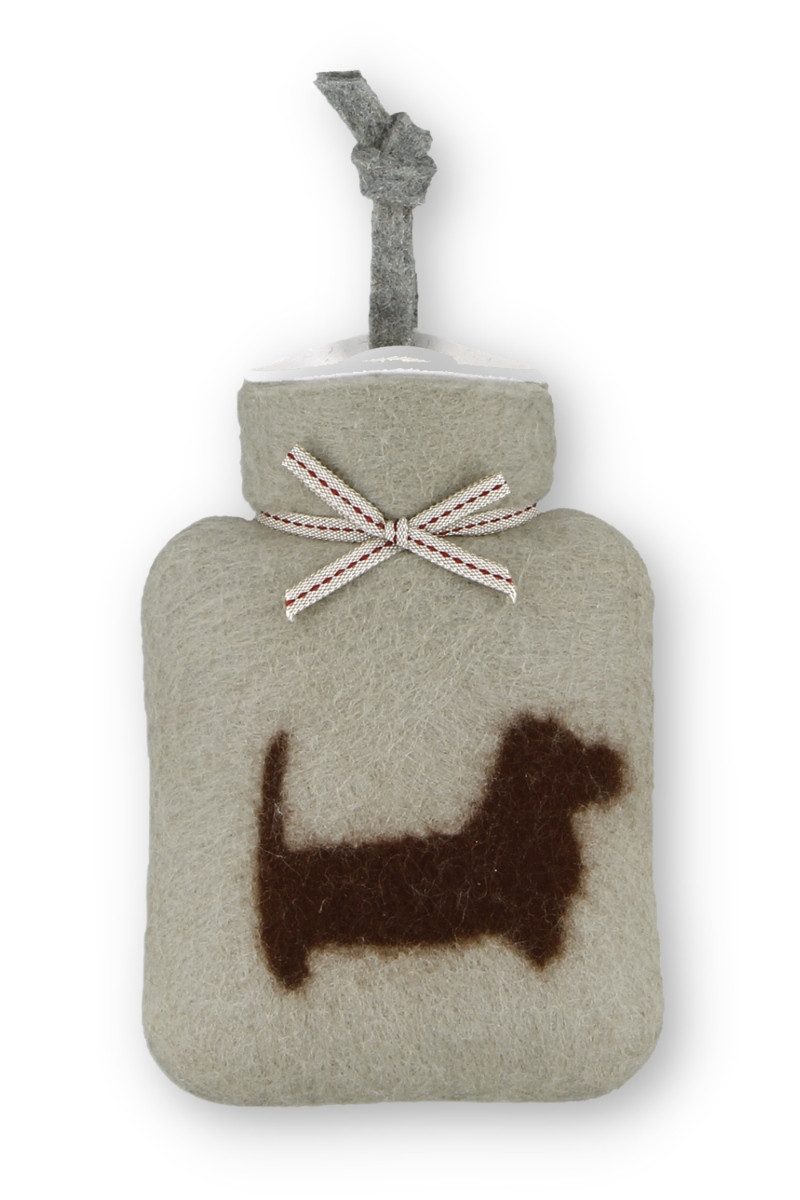 Dorothee Lehnen Wärmflasche Mini-Wärmflasche - DACKEL - powdered jade
