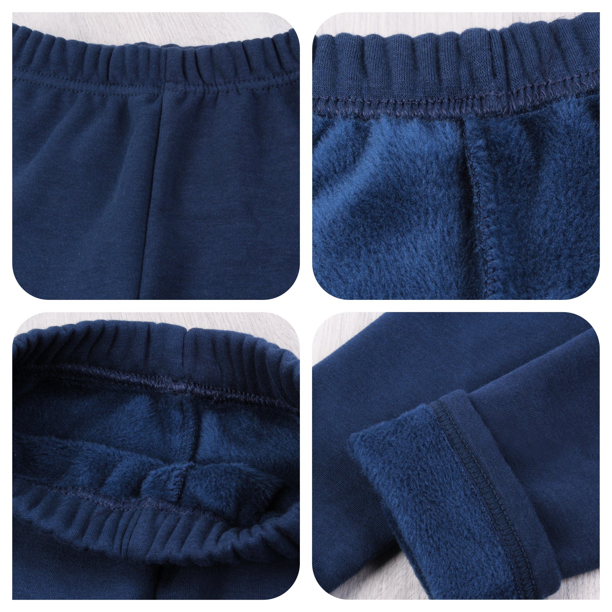L&K-II Thermoleggings 4602 (1/2/3er-Pack, 1-tlg., 1/2/3er-Set) Winter gefütterte Mädchen Leggings