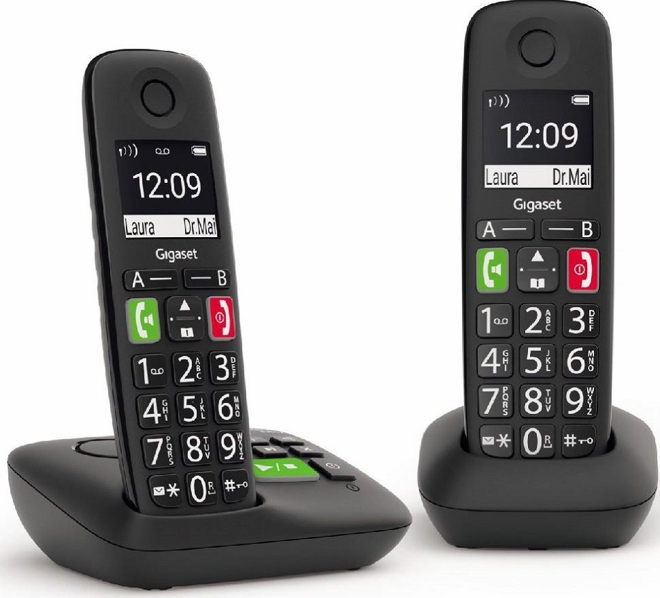 Gigaset E290A Duo Schnurloses DECT-Telefon