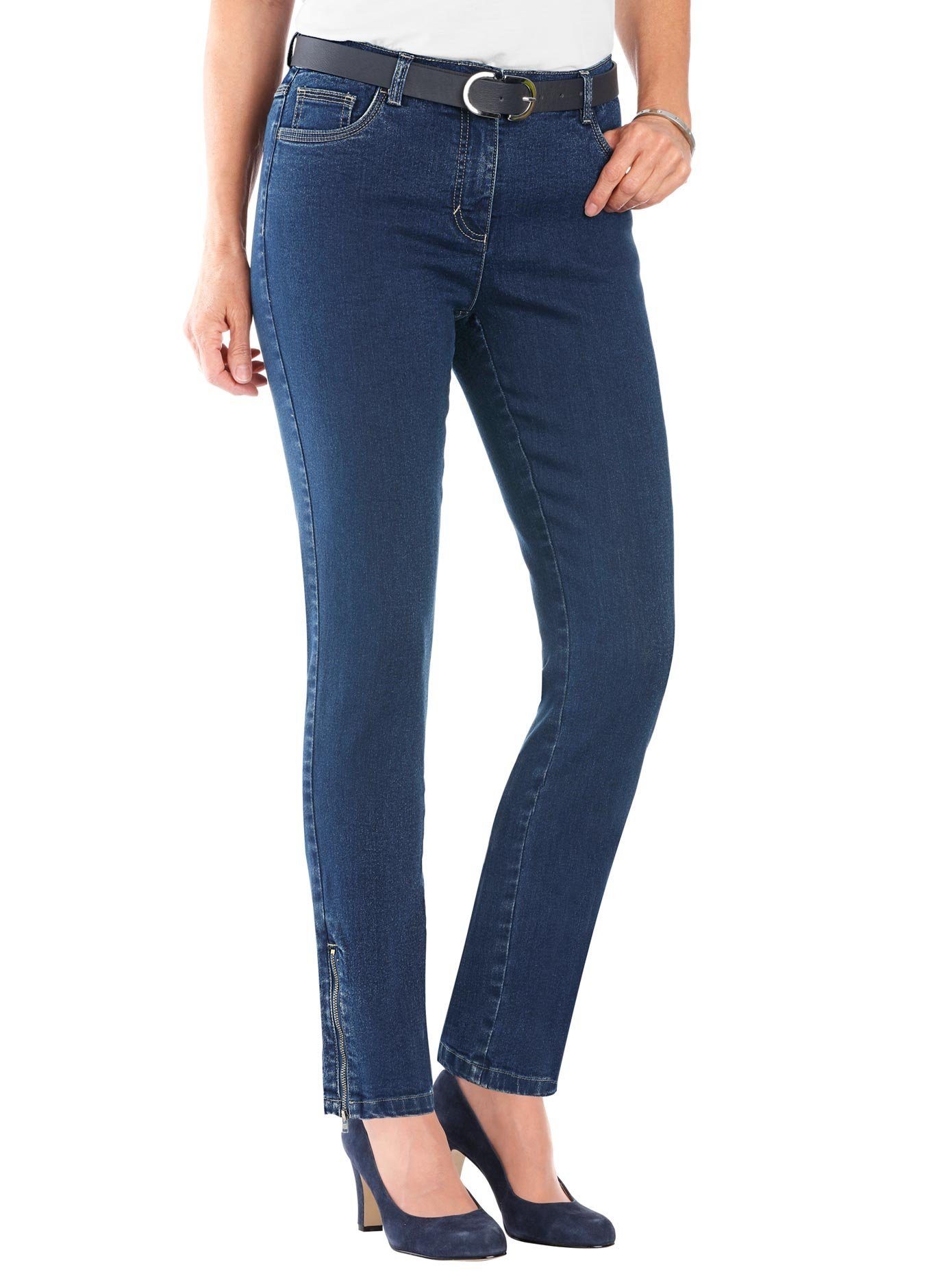 Jeans mit Reißverschluss am Bein online kaufen | OTTO