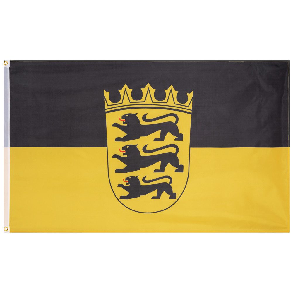 MUWO Flagge MUWO "Deutschland" Flagge 90 x 150 cm, doppelter Saum an den Rändern für hohe Reißfestigkeit