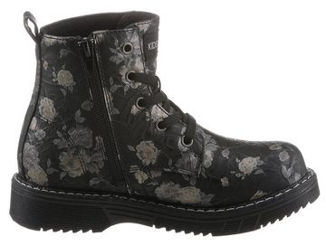 KIDSWORLD Schnürstiefel mit Rosenprint