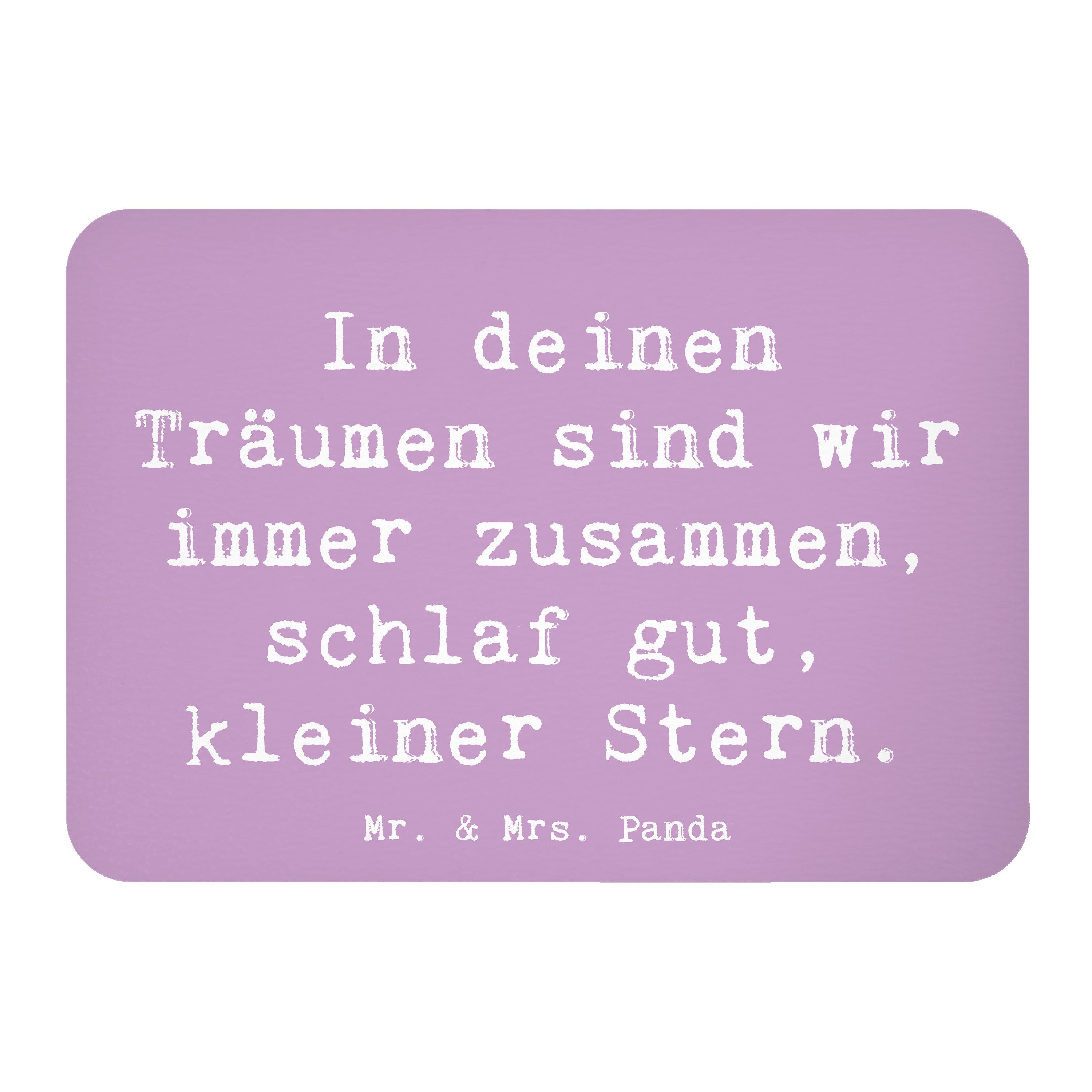 Magnet Spruch Alleine schlafen lernen - Lavendeltraum - Geschenk, Schlafensz