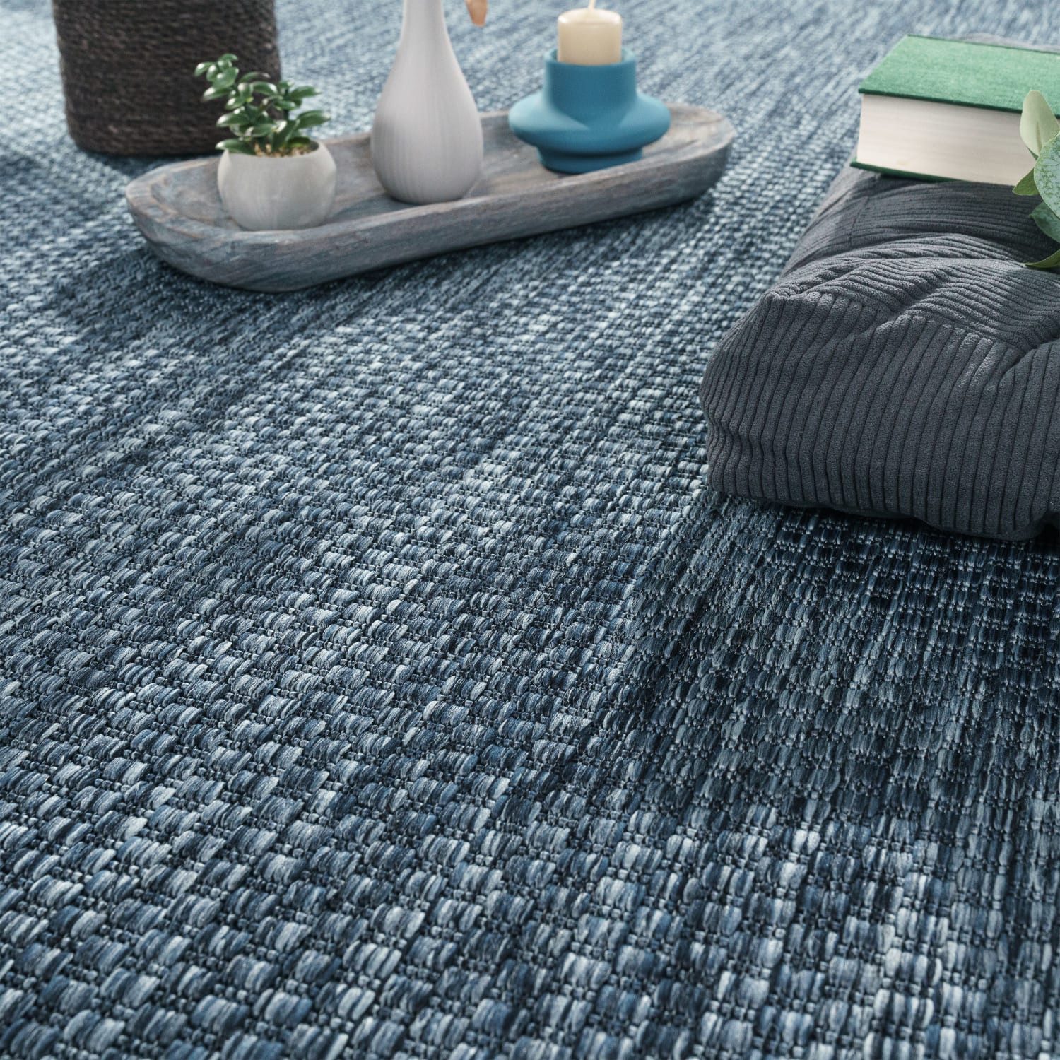 KADIMA DESIGN Teppich Unifarben Wohnzimmer schmutzabweisend günstig online kaufen