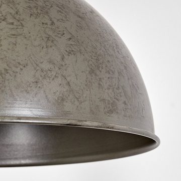 hofstein Stehlampe moderne Stehlampe aus Metall/Holz in Schwarz/Natur/Nickel-Antik, ohne Leuchtmittel, verstellbarer Schirm, Fußschalter, Ablageflächen, Höhe 164cm, 1x E27