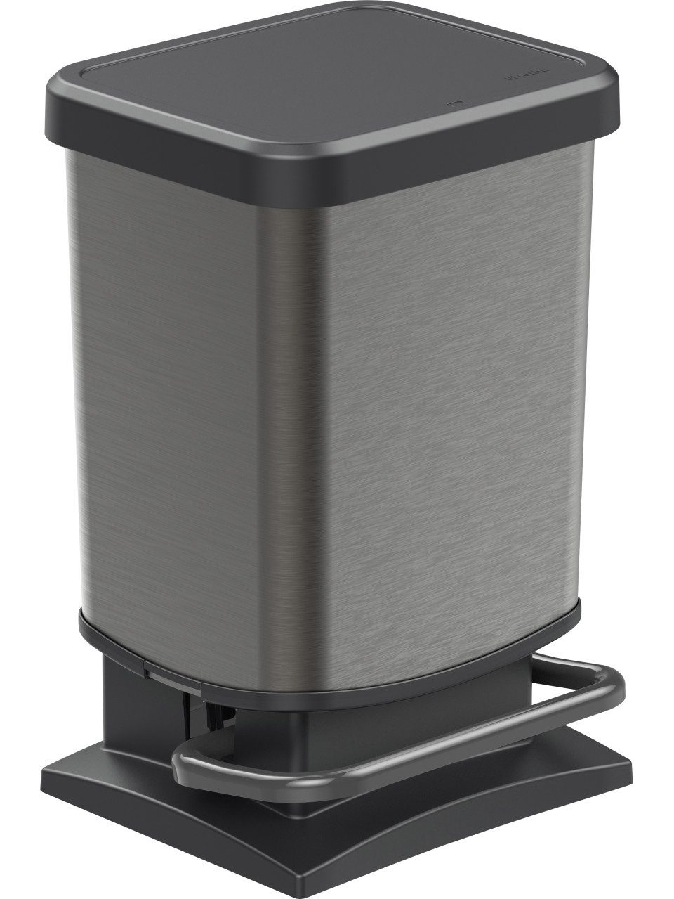 ROTHO Mülleimer Rotho Treteimer Paso 20 L graphit