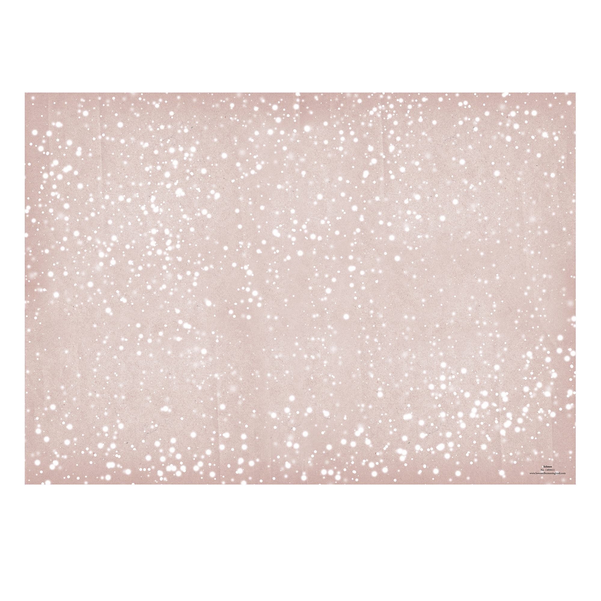 Bow & Hummingbird Geschenkpapier Geschenkpapier Schnee
