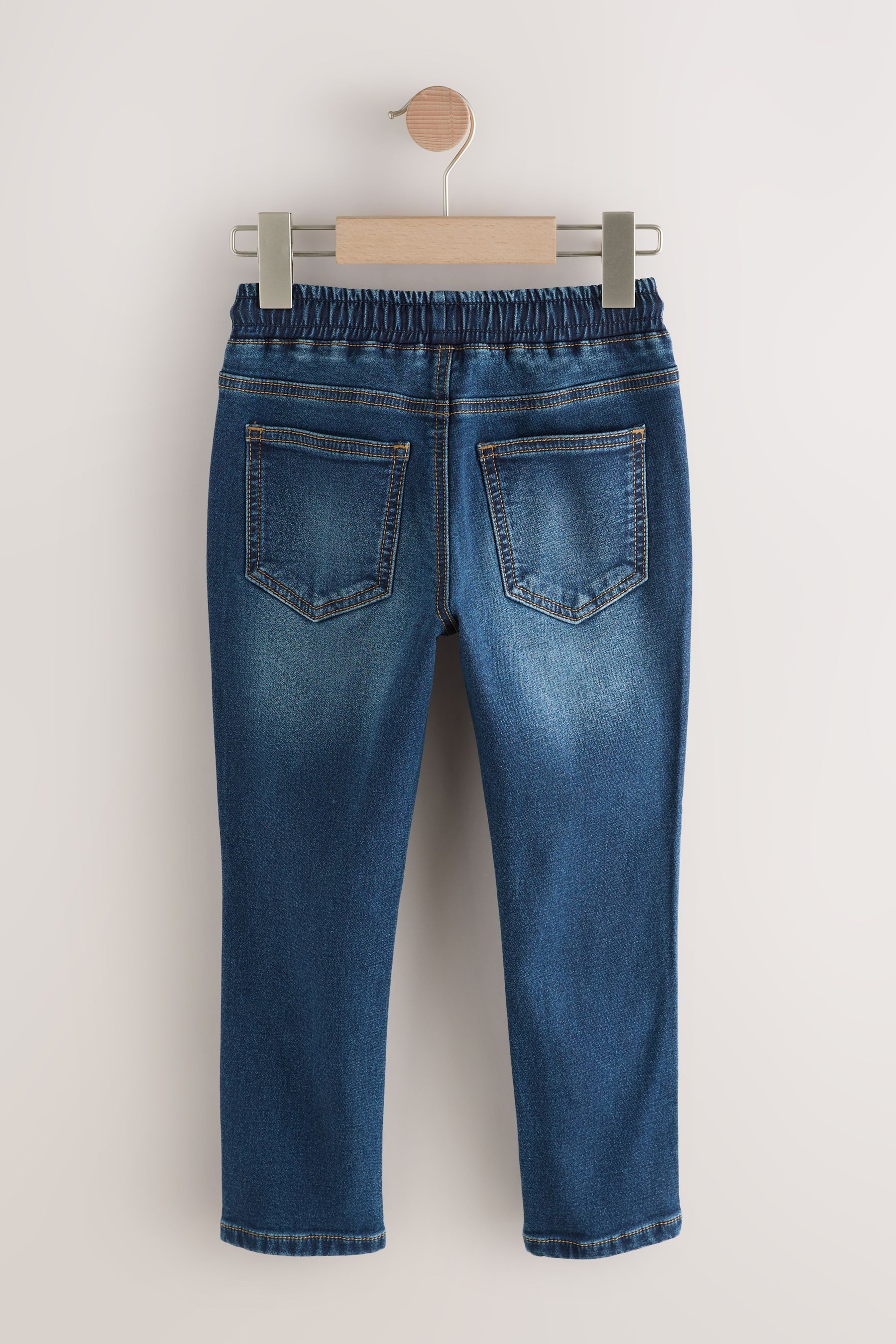 Next Regular-fit-Jeans Stretch-Jeans mit Elastikbund Regular Fit 2er-Pack (2-tlg)