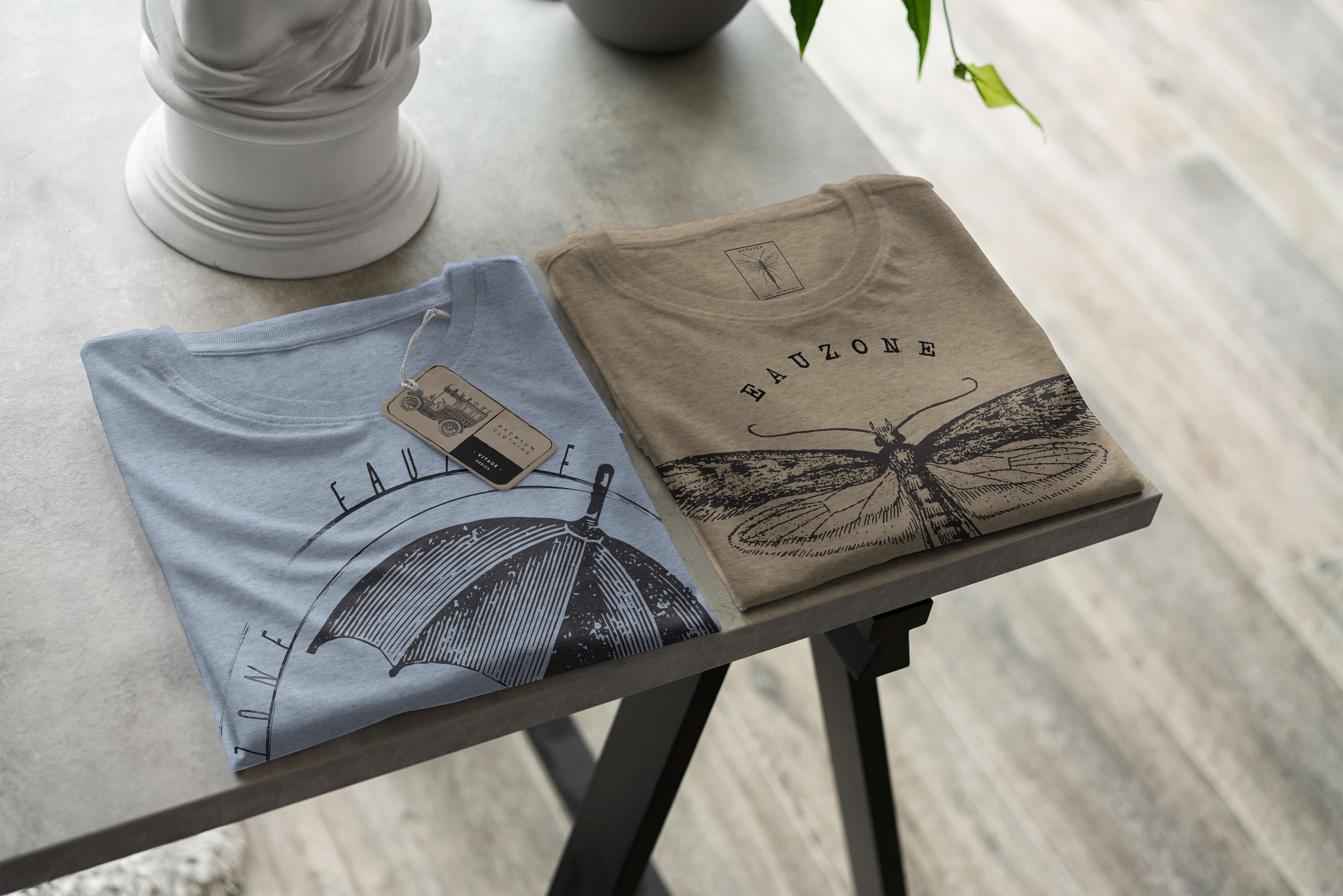 Vintage T-Shirt Herren Art Denim T-Shirt Stonewash Sinus Regenschirm