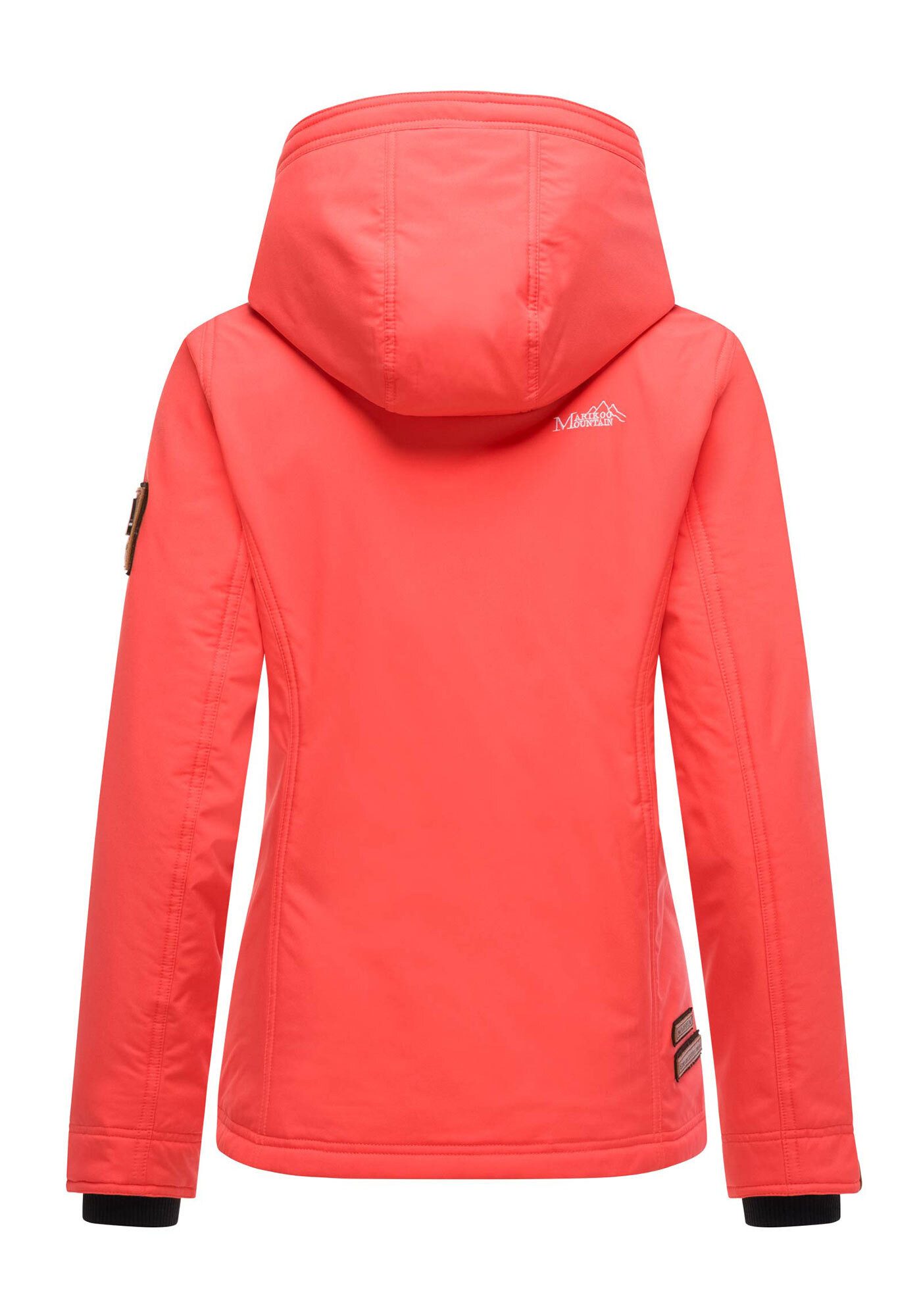 Marikoo Outdoorjacke Brombeere Sportliche Übergangsjacke mit Kapuze und schützendem Kragen – Bild 4 von 5