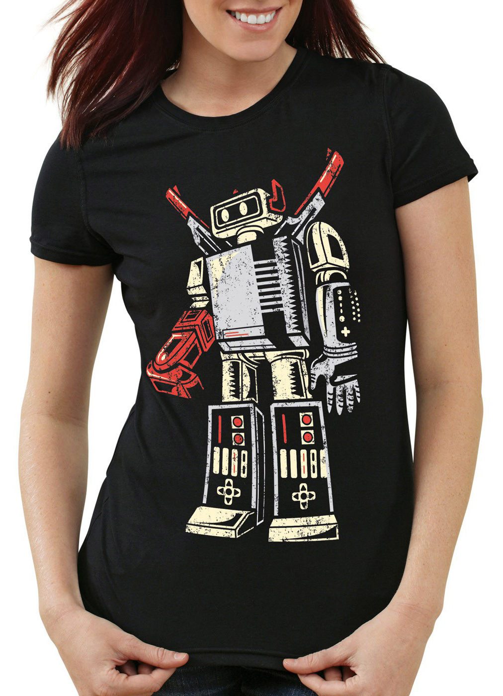 style3 T-Shirt NES Gametron classic gamer snes n64 videospiel atari switch n64