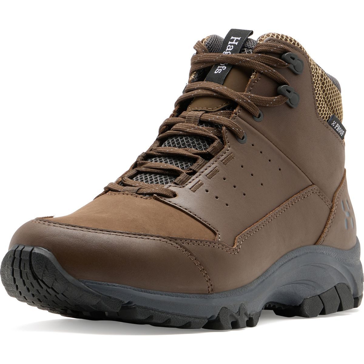 Haglöfs Rosson FG Proof Mid Men Hikingschuh Wasserdichte, robuste Wanderschuhe mit hohem Tragekomfort und