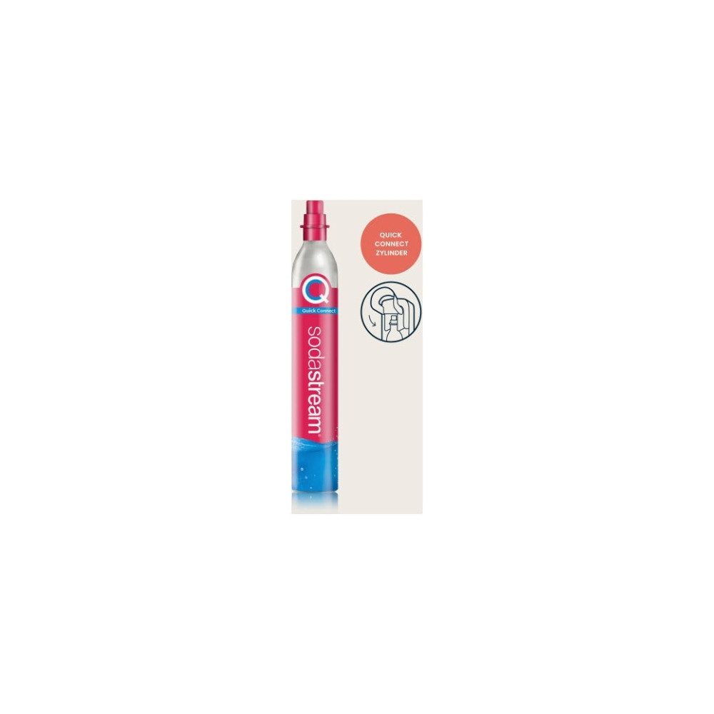 Wassersprudler SodaStream CQC Reservezylinder für Sprudelwasser.