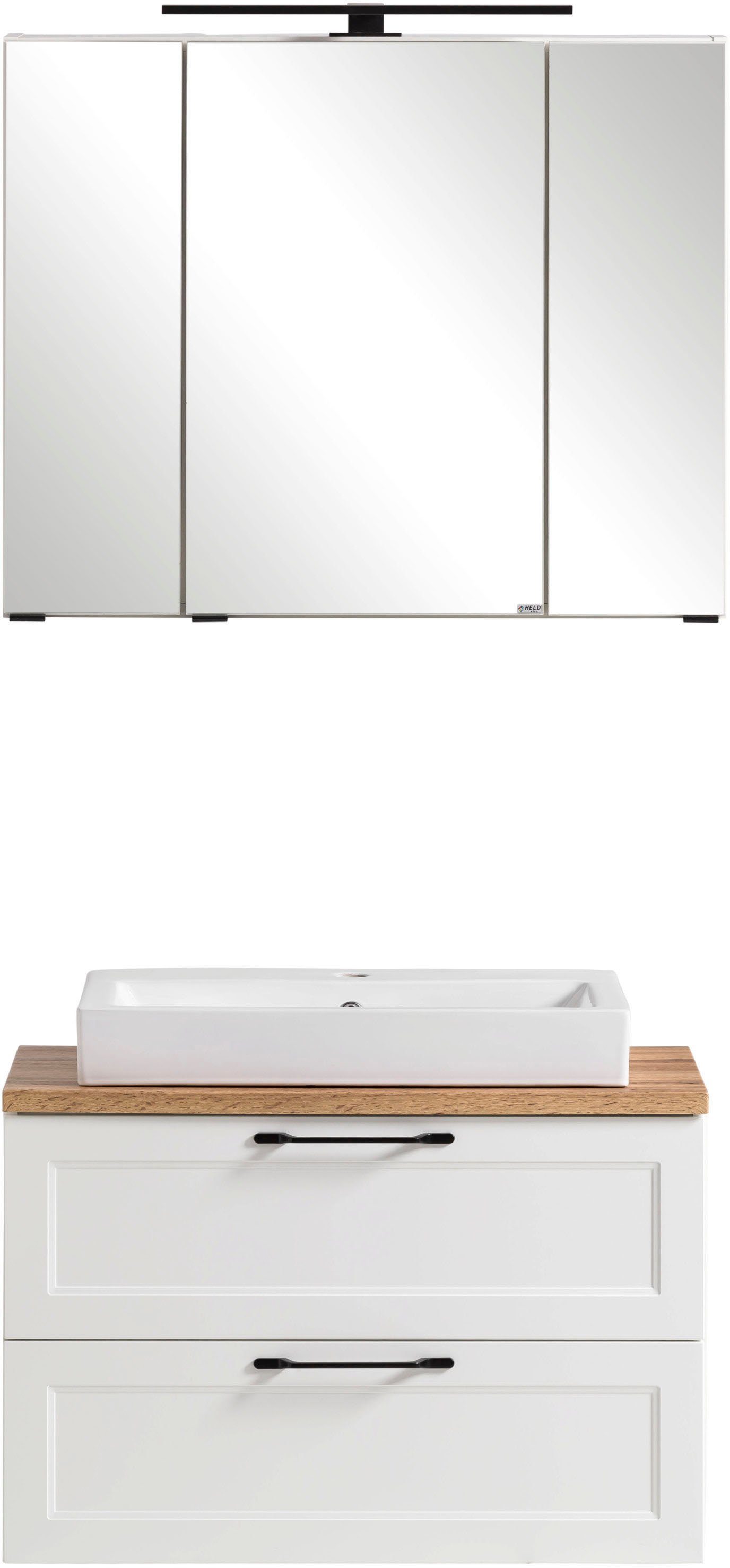 welltime Badmöbel-Set Lana, (Komplett-Set, 2-St), Badezimmer-Set, 2-teilig, günstig online kaufen