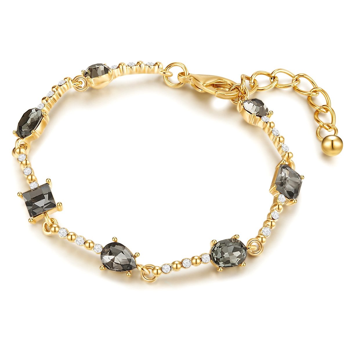 Lulu & Jane Gliederarmband AV117 (1-tlg), mit Glas