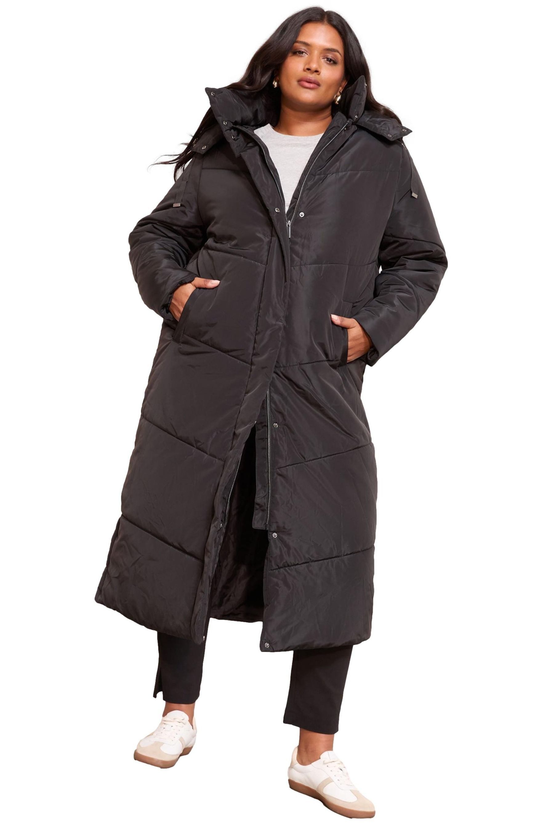 Friends Like These Steppmantel Friends Like These wattierter Kapuzenmantel, günstig online kaufen