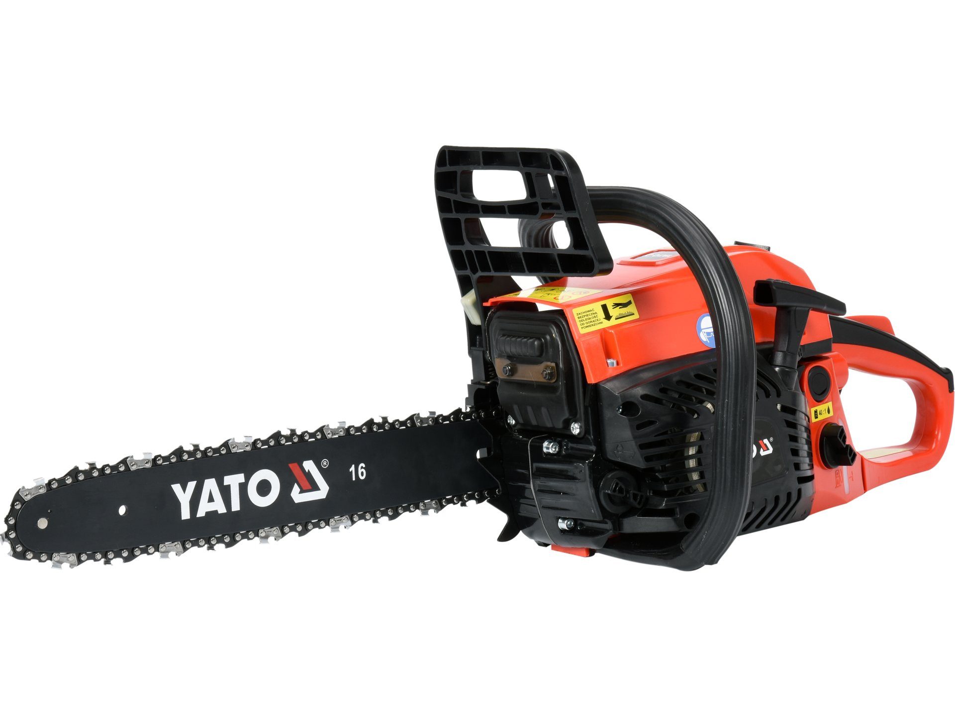 Yato Benzin-Kettensäge Benzin Kettensäge 16", 36cm Schwert, Easy Start 1,8 kW (2,4 PS), Benzin Kettensäge 16", 36cm Schwert, Easy Start 1,8 kW (2,4 PS)