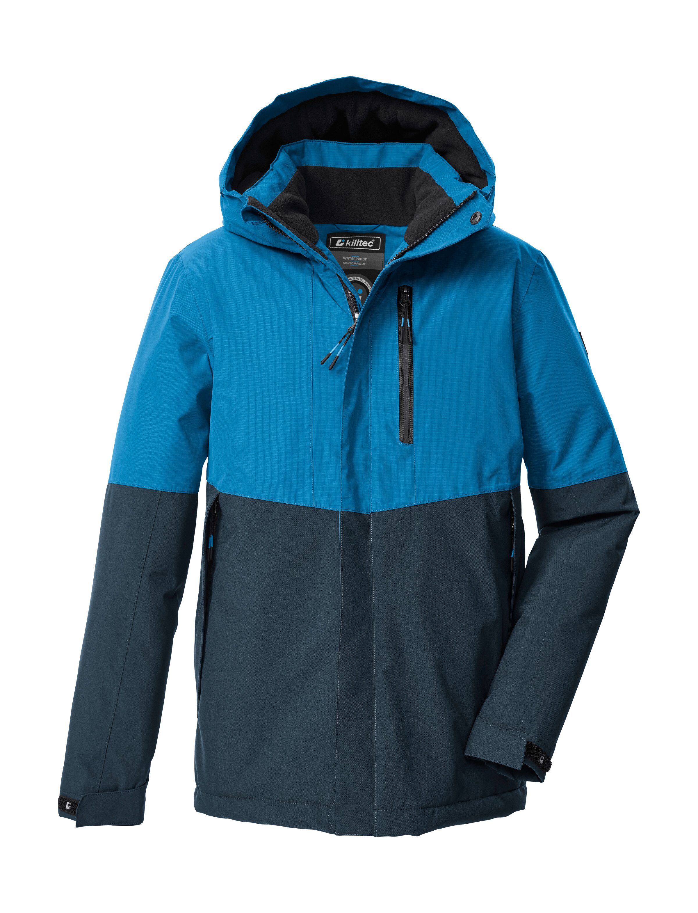 Killtec Funktionsjacke KOW 222 BYS JCKT Wind- u. wasserdichte Kinderjacke mit Fleece, reflektierender Print