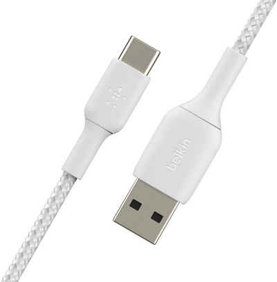 Belkin USB-C/USB-A Kabel ummantelt, 1m USB-Kabel, USB Typ A, USB-C (100 cm)