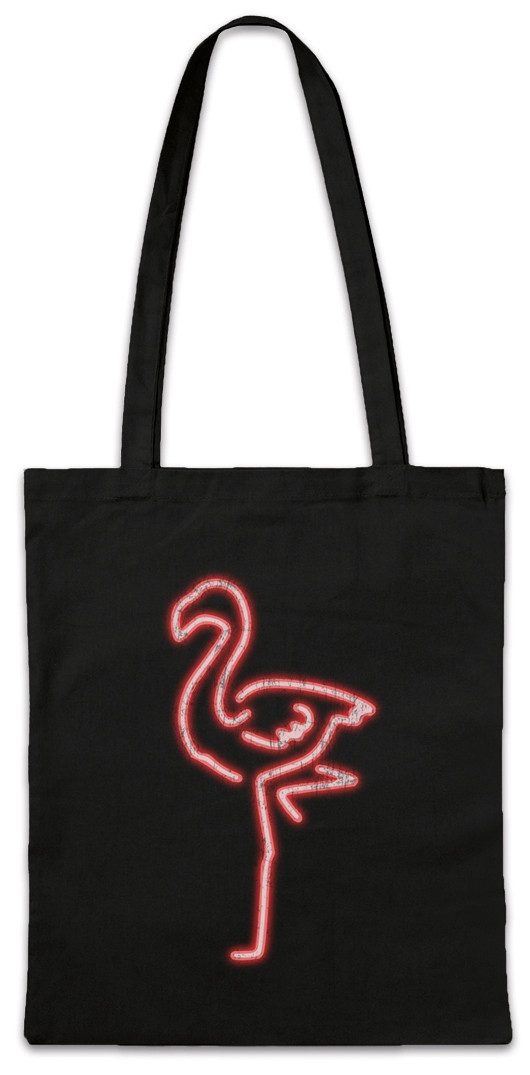 Beuteltasche Neon Flamingo Stofftasche Herz Love Liebe Unicorn Vogel Einhorn