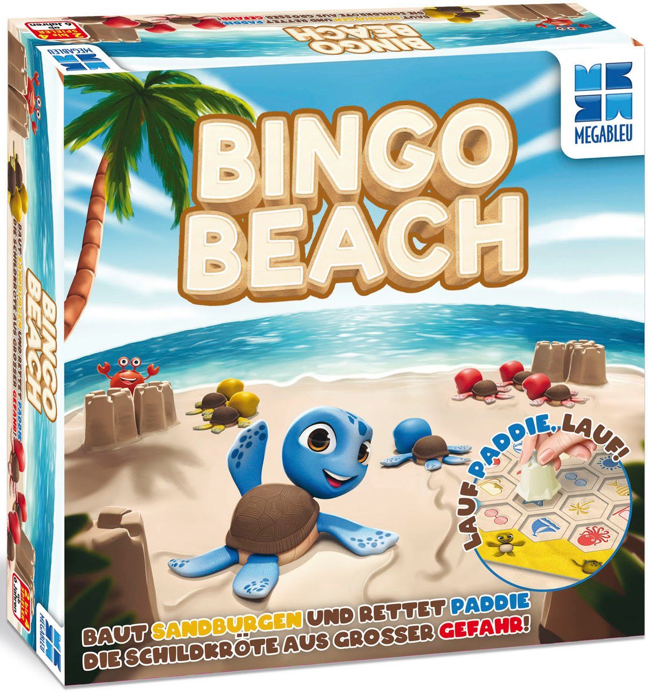 MEGABLEU Spiel, Familienspiel Bingo Beach