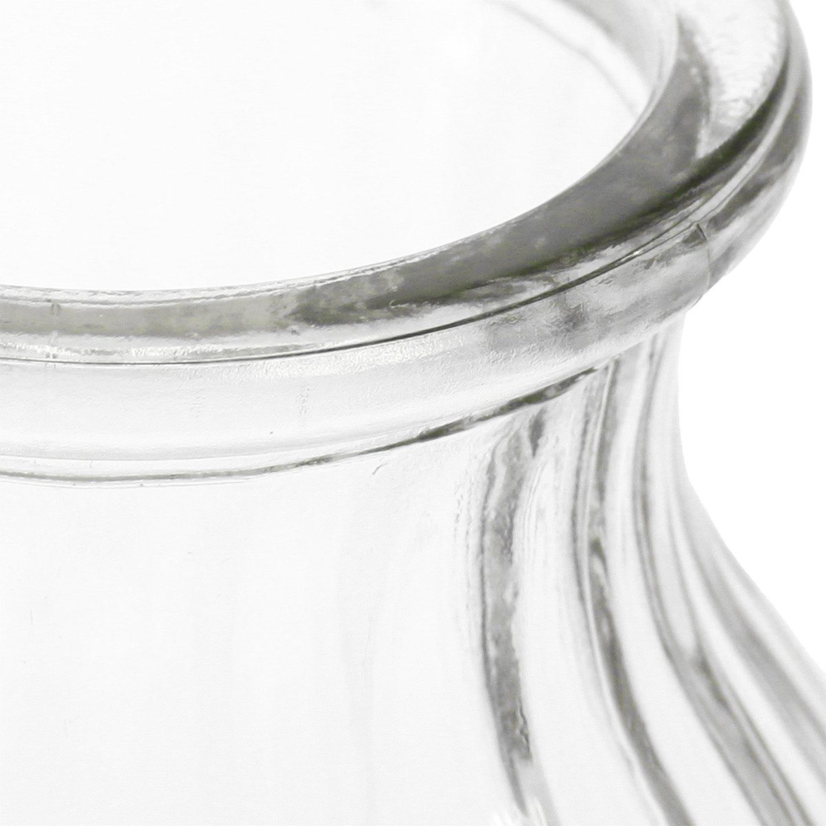 Viana Tischvase Glasvase Rillen Design Dekoration günstig online kaufen