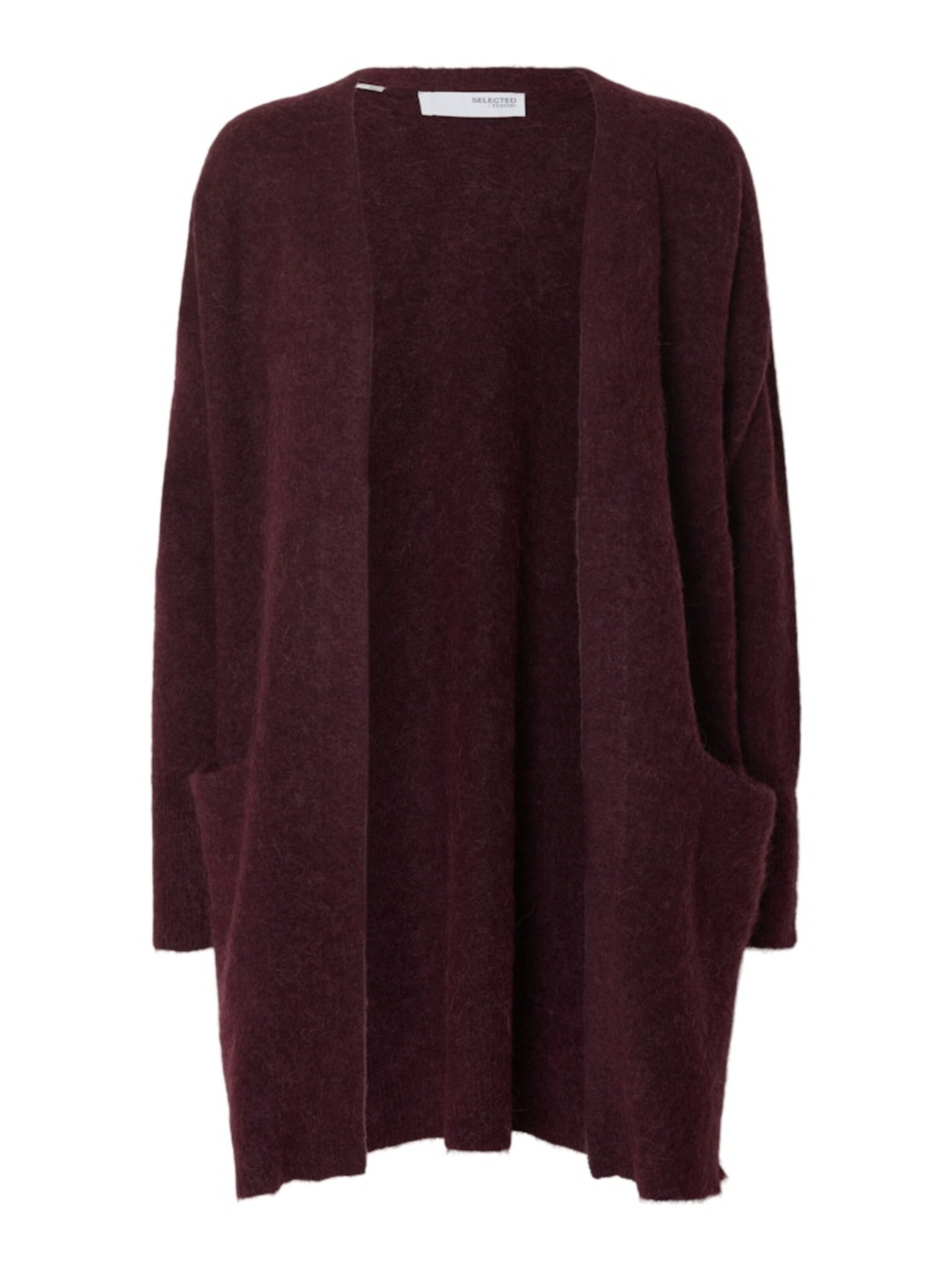 Selected Strickjacke SLFLulu (1-tlg) Plain/ohne Details günstig online kaufen