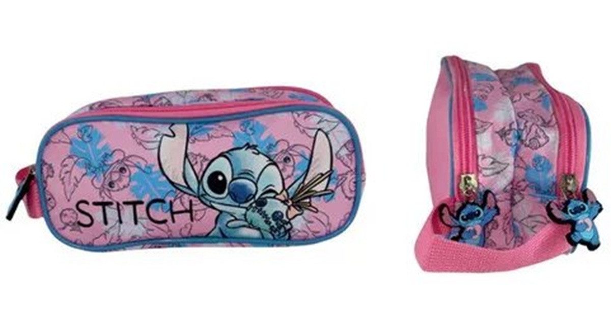 Disney Federmäppchen Disney Lilo und Stitch Federmäppchen mit 2 Fächern