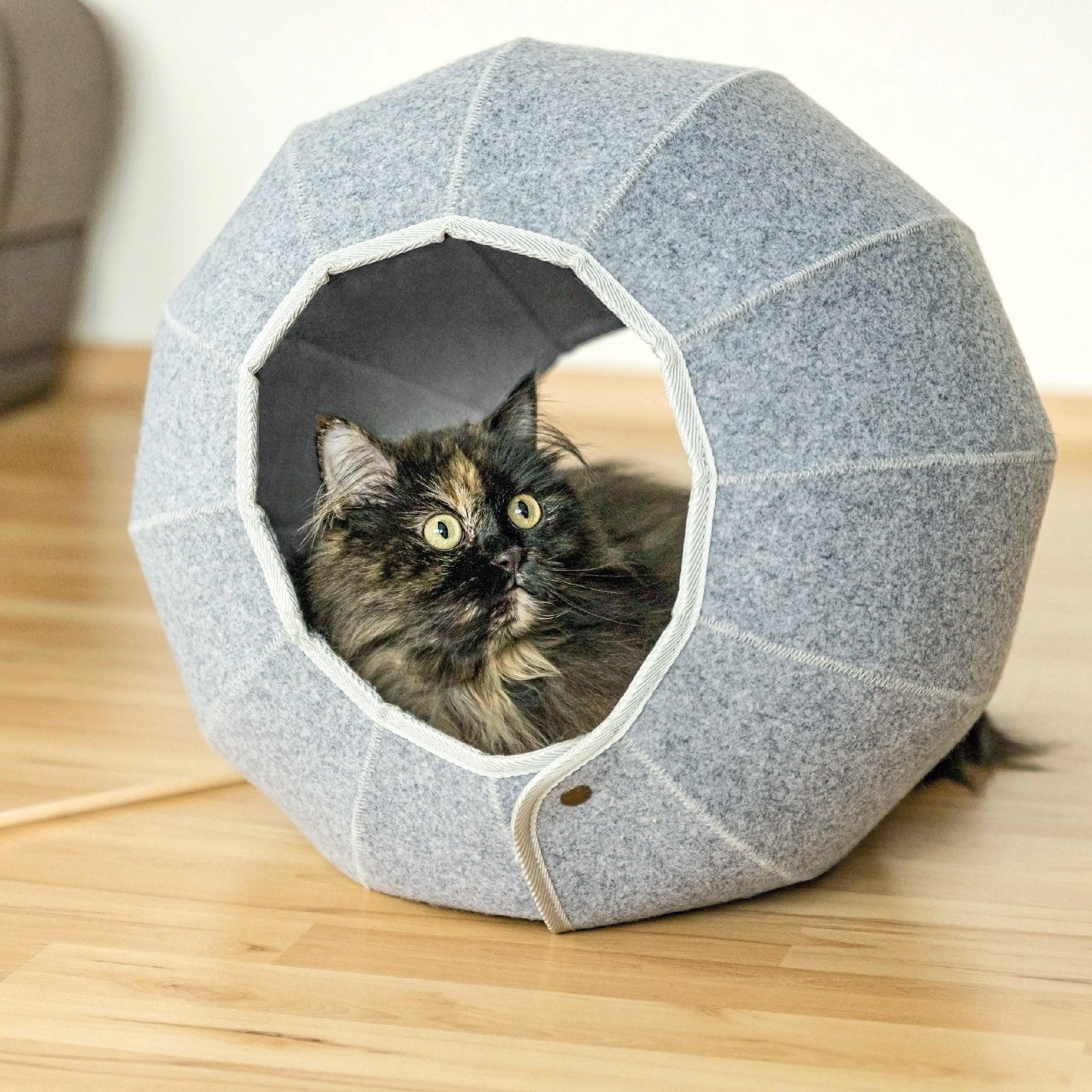 Bestlivings Tierhöhle Katzenbett Kugel Ø44cm, Katzenhöhle - Katzenkorb, fal günstig online kaufen
