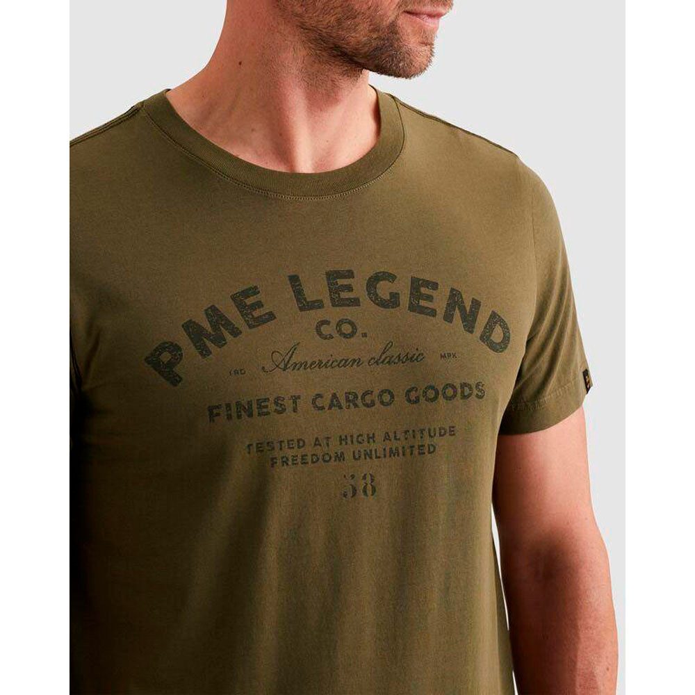 PME LEGEND T-Shirt Short Sleeve Play Single Jersey Graphic aus reiner Baumwolle, Rundhals